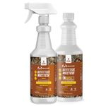 Zone Realtree Outfitters Spray Permethrin Insecticide 32oz Spray Plus 32oz Refill Bundle; Permethrin Controls Ticks, Mosquitoes, Chiggers on Clothing, Boots and Gear