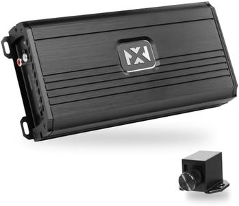 NVX NDA12001 2400W Peak (1200W RMS) N-Series Class-D 1-Ohm Stable Monoblock Amplifier with Remote Bass Knob