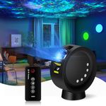 KIVOTAC Star Projector, Galaxy Starry Projection Lamp, Nebula Rotatable Lighting with Time Setting, Remote Control, Adjustable Brightness Sky Night Light for Bedroom,Gaming Room, Home Theater, Ceiling