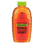 Nature Nate's Organic Pure, Raw and Unfiltered Honey, 32 Ounce