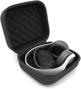 CASEMATIX Gaming Headset Travel Case Compatible with Sony PS5 PULSE 3D Wireless Headset, Platinum Wireless Headset for PS4 with Dongle, Cables and Accessories, Case Only