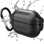 Catalyst Total Protection AirPods Pro 2nd Generation Case - Waterproof, and Shockproof Rugged Full Body Case for AirPods Pro 1 and AirPods Pro 2 - Secure Locking System Case with Carabiner