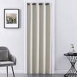 XTMYI Ivory Blackout Doorway Curtai