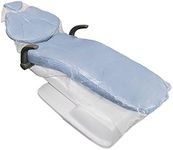 JMU Dental Full Chair Cover, Disposable Clear Plastic Sleeve Protector, 29" x 80", Box of 125