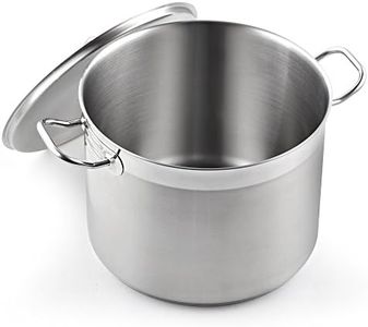 Cooks Standard Stockpots Stainless Steel, 20 Quart Professional Grade Stock Pot with Lid, Silver