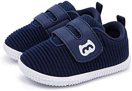 BMCiTYBM Baby Walking Shoes Girls Boys Sneakers Infant Shoes 6 9 12 18 24 Months Navy Size 12-18 Months Toddler