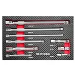 BILITOOLS 9-Piece Hex Wobble Extens