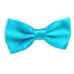 Alizeal Mens Adjustable Pre-tied Bow Tie, Turquoise, One Size