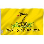 ANLEY Fly Breeze 3x5 Foot don't tread on me Flag - Vivid Color and UV Fade Resistant - Canvas Header and Double Stitched - Flags Polyester with Brass Grommets 3 X 5 Ft