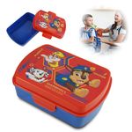 Paw Patrol Lunch Box Plastic Boxes Kids BPA-Free Cute Sandwich Box Food Container Leakproof Portable Lunch Box for Kids Teen Boys Girls for Office School Camping Hiking Outdoor Beach Picnic - 20cm