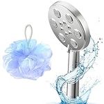 Vicloon High Pressure Handheld Shower Head, Universal Shower Head Handheld, Shower Head Universal Bath Shower Handheld, Adjustable Massage Spa Hand Held Showerhead, 6 Shower Experiences