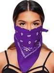 Love My Fashions® Paisley Bandana Cotton Scarf - Cowboy & Cowgirl Neck Scarf Accessories for Men and Women Square Neckerchief