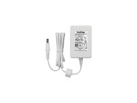 Brother AD24ESAW Genuine AC Power Adapter for Select P-Touch Label Makers, UL Listed Power Supply Charger with 4.9' Long Power Cord, White