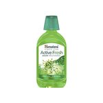 Himalaya Active Fresh Saunf Mouthwash 215ml -No Alcohol- Removes 99.9% Germs,12hr Germ Protection