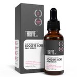 ThriveCo Goodbye Acne™️ Face Serum for Pimples | Reduces Acne-Causing Bacteria & Sebum Production | Oil-Free Anti-Acne Serum with DiacnemideTM, Azelaic Acid, Niacinamide & Witch Hazel | For Women & Men | 30ml