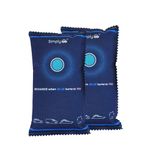 Simply Auto DEH004 2 Pack Reusable Car Dehumidifier - Quick Drying suitable for Microwaving, Strong Absorption up to 40% of Weight in moisture, Eco-Friendly Granules, Unlimited Cycles (350g)