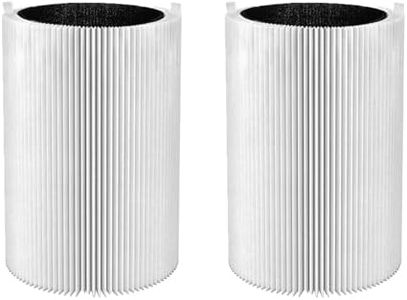 BAMBOOST 2 Pack 411 Replacement Filter for Blueair Blue Pure 411 411+ 411 Car and Mini Air Purifier, 3-in-1 HEPA Filter