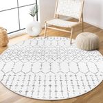 Lahome Moroccan Round Rugs - 4Ft Wa