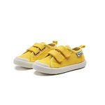 m1&m2 Trainers Canvas Toddler Size Kids Boys Girls Running Shoes Breathable School Sneakers Sports Outdoor Children Yellow