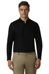 Louis Philippe Men's Slim Fit Shirt (LPSFMSSFP98782_Black