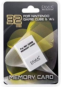 Eaxus® 32MB Memory Card Suitable for Nintendo Gamecube & Nintendo Wii