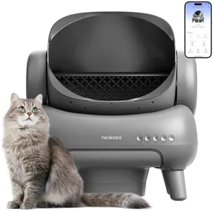 Neakasa M1 Open-Top Self Cleaning Cat Litter Box, Automatic Cat Litter Box with APP Control, Odor-Free Waste Disposal Includes Trash Bags