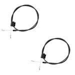 Brlyeeanze 2 Pack 532176556 176556 532162778 162778 Engine Control Cable for Craftsman Husqvarna Weed Eater Poulan Walk Behind Husky Laser Sears Lawn Mower