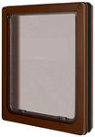 Dog Mate Lockable Large Dog Door, Brown (216B)