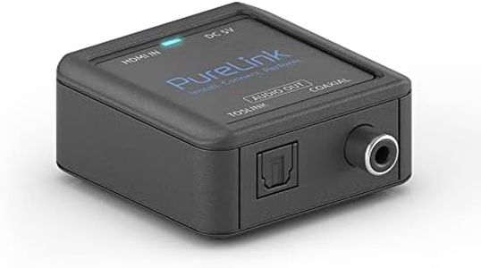 PureLink® HDMI eARC Digital Audio Converter, Coaxial and Toslink Outputs, Enables HDMI 2.1 eARC Connection to New TVs with Older Hi-Fi Systems and AVRs