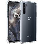 TheGiftKart Transparent Crystal Clear Shockproof TPU Back Cover Case for OnePlus Nord (2020) (Transparent)