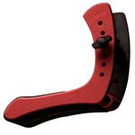 Aestivate Ergonomic Electric Guitar Holder Footstool Leg Stand Guitar Foot Stool Electric Guitar Support Leg Stand Guitar Lifter (Medium - Red) N1 pro Classic