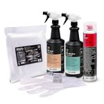 ERRECOM Cleaning Kit for Air Conditioners, includes Wally, Universal Cleaning Cover Bag Wally; 600 ml Aerosol Can Cleaner for Evaporator; BIO-Acid and BIO-Alkaline 2L Cleaners for Condensers, gloves