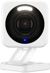 Wyze Cam v4, 2K HD Wi-Fi Smart Home Security Camera, Indoor/Outdoor Use, Pet/Baby Monitor, Motion Activated Spotlight/Siren, Enhanced Color Night Vision, 2-Way Audio, Local/Cloud Storage, Wired, White