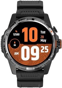 TicWatch Atlas Smartwatch for Men Android Wear OS Smart Watch Outdoor 90 Hrs Battery 110+ Workout Modes Fitness Tracker 5ATM GPS Compass Android Compatible Only