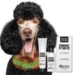 OPAWZ Permanent Dog Hair Dye, Pet Hair Dye Safely Used by Grooming Salons for a Decade, Pet Safe Dye Lasts Over 20 Washes, Bright Color for Dogs and Horses (Super Black)