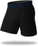 Pair of Thieves Men's Cool Breeze Long Boxer Briefs - Black - X-Large