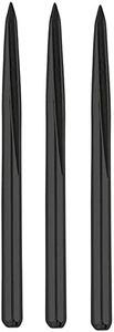 WINMAU Extra Long Black Steeltip Dart Points - 1 set per pack (3 points in total)