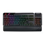 ASUS ROG Claymore II 100% / 80% TKL Wireless RGB Modular Gaming Keyboard, ROG RX Red Switches, PBT Doubleshot Keycaps, Detachable Numpad, Wrist Rest, Media Controls, USB Passthrough-Black, UK Layout