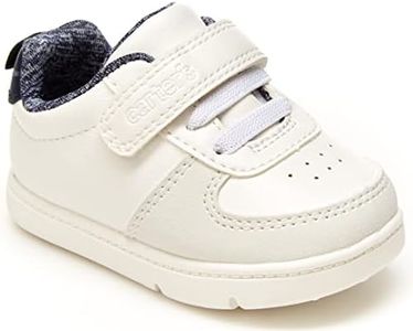 Carter's Every Step Baby Kyle-Bp First Walker Shoe, New White, 4 US Unisex Infant