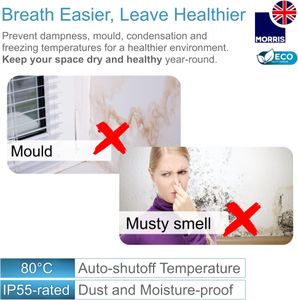 Morris 1ft Tubular Heater 60W – Compact Electric Heating Tube