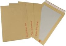 50x C6 / A6 Manilla Hard Board Back Envelopes - 162x114 mm - Cardboard Backed Please Do Not Bend Envelope with Peel & Seal Strip - Perfect for Mailing, Posting & Storing Important Documents