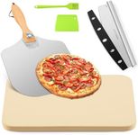 GOFOWRK Pizza Stone 5 PCS Set, 38 x