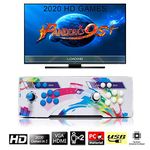 [2400 HD Games] Arcade Video Game Console, SeeKool Pandora's Box 9s+ Multiplayer Home Players Joystick and Buttons Arcade Console, Customized Buttons, 1280x720 Full HD, Advanced CPU, Support PS3, Game Controller, TV Set, Monitor, Projector, PC/Laptop, Compatible with HDMI and VGA