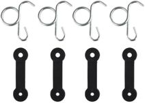 Cancanle 4 Pack Bagger Latch Grass Chute with Hook 532160793 160793 for Husqvarna Poulan Roper Sears Craftsman AYP