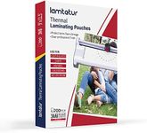Lamtetur Thermal Laminating Pouches 9" x 11.5" Inches,3Mil 200Pack Laminate Films,Laminator Sheets,Letter Size Laminate Papers,Clear Lamination Sheets(75Mic-200sheets)