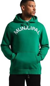 MUNICIPAL Men's M.OG-330 Hoodie, Boston Green/White, Small