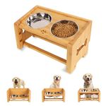 Dog Bowls with Stand for Large Medium Small Size Dogs