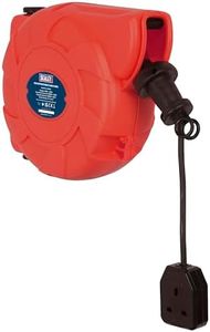 Sealey Crm101 Cable Reel System Retractable 10Mtr 1 X 230V Socket
