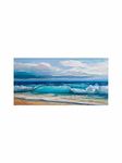 999STORE Wooden Stretched Framed painting with frame wall paintings for living room beach Wall frames canvas modern stylish décor home hanging (Canvas 24X48 Inches Strectched Canvas) FLP24480636