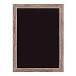 U Brands Magnetic Chalkboard, 24 x 18 Inches, Rustic Wood Frame (4550U00-01)